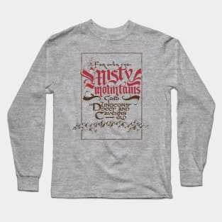 Misty Mountains Long Sleeve T-Shirt